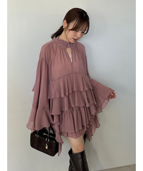 ラッフルティアードスカショーパン｜スナイデルの通販｜&mall（アンド