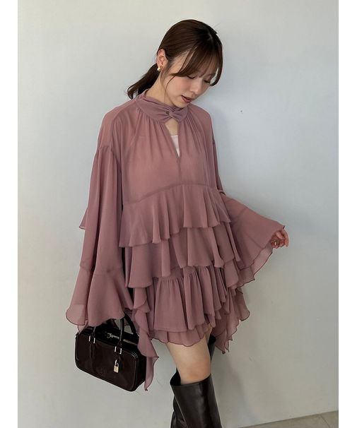 リップルラインミニスカショーパン