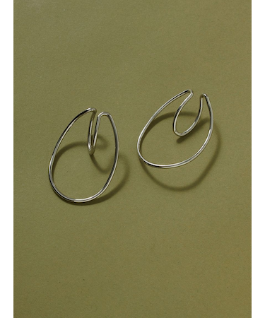 ラウンドフープイヤーカフ