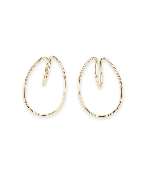 ラウンドフープイヤーカフ