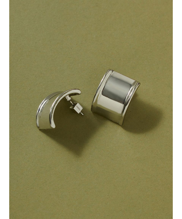 メタルラウンドピアス