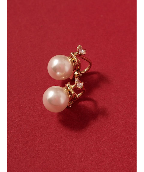 パールビーズバリエイヤリング