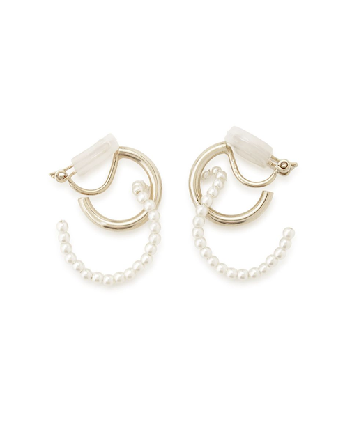 パールビーズバリエイヤリング