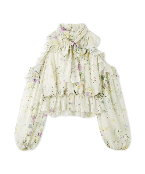 シフォンボリュームブラウス｜スナイデルの通販｜&mall（アンドモール