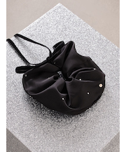 ベロアリボン付きシュシュ