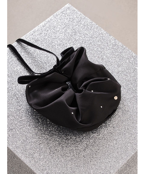 ベロアリボン付きシュシュ