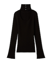 2wayハイネックプルオーバー