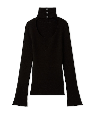 2wayハイネックプルオーバー