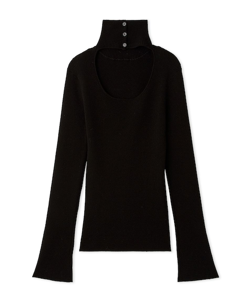 2wayハイネックプルオーバー