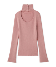 2wayハイネックプルオーバー