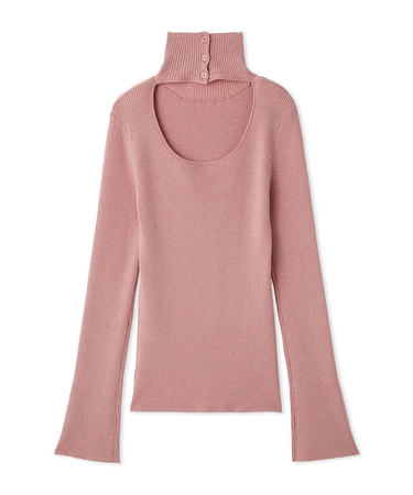 2wayハイネックプルオーバー