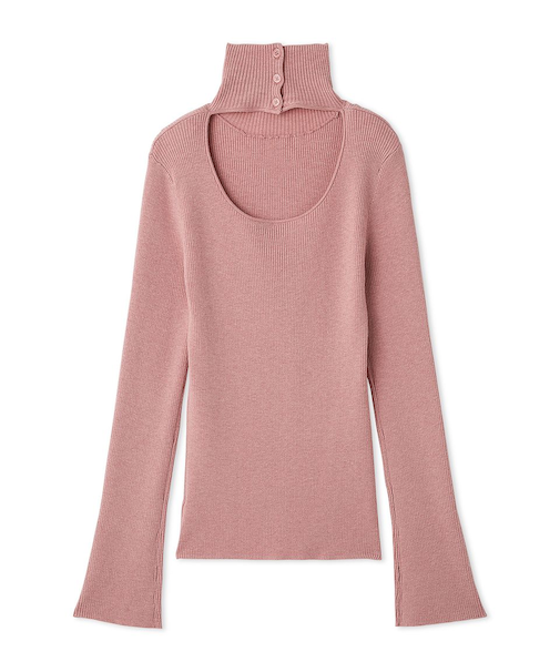 2wayハイネックプルオーバー