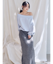 ロングニットスカート