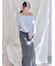 ロングニットスカート