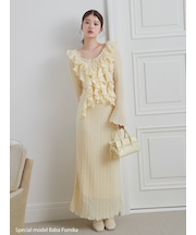 ロングニットスカート