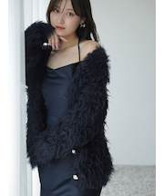 サテンマーメイドキャミワンピース