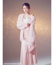 サテンマーメイドキャミワンピース