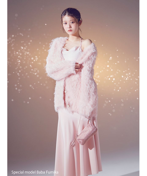 サテンマーメイドキャミワンピース