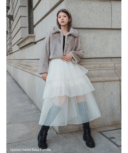 チュールパニエスカート