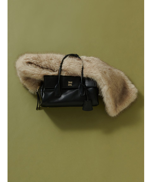 フラップボストンバッグ