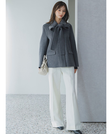 ハイウエストワイドパンツ