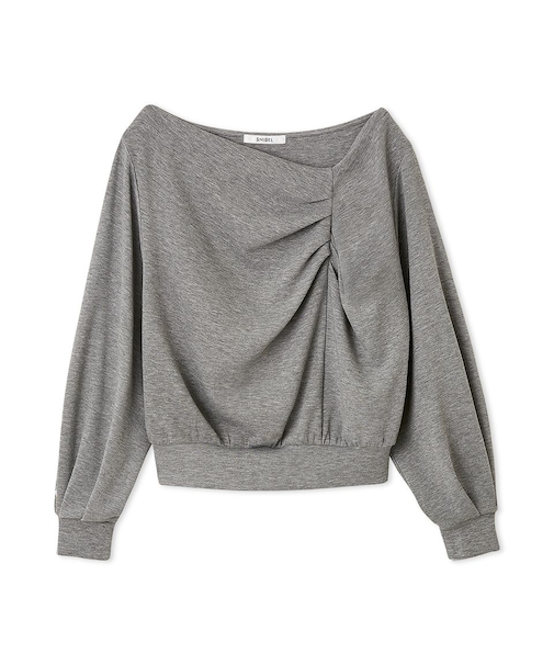 タックディテールスウェットプルオーバー