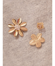 フラワーブローチセット