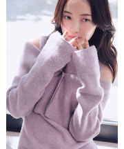 ラクーン畦ショートカーディガン