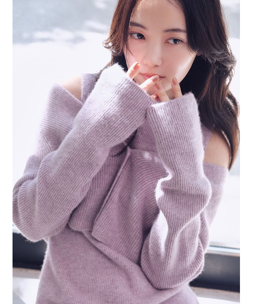 ラクーン畦ショートカーディガン