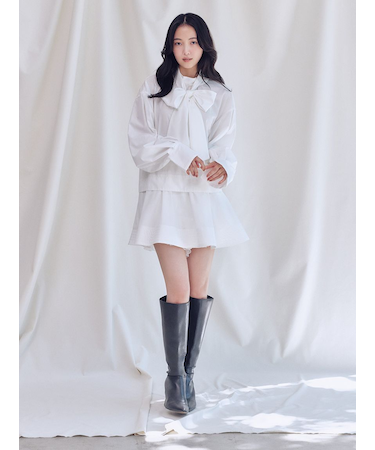 Sustainableバリエボリュームチュニックブラウス