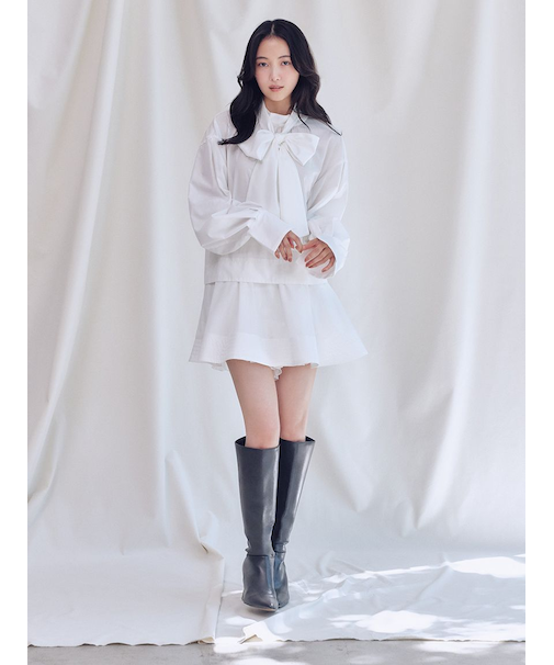 Sustainableバリエボリュームチュニックブラウス