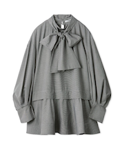 Sustainableバリエボリュームチュニックブラウス