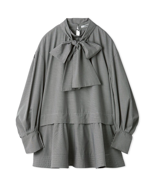 Sustainableバリエボリュームチュニックブラウス