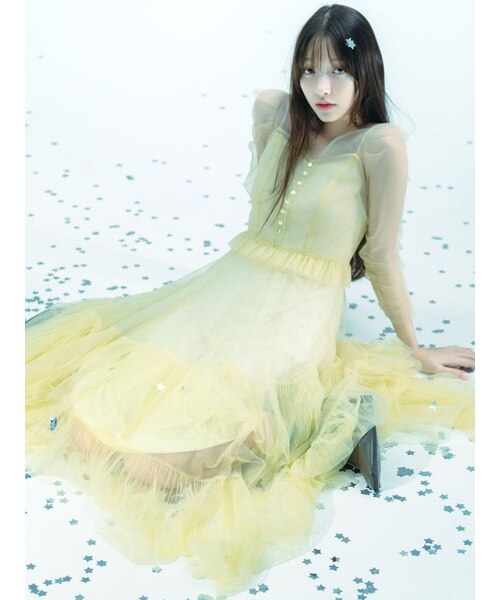 シアードッキングベロアドレス【カンヘウォン着用】｜スナイデルの通販