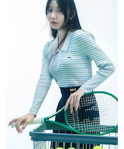 LACOSTE/ポロリブニット