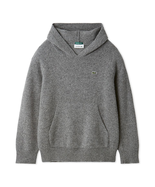 LACOSTE/ニットフーディー