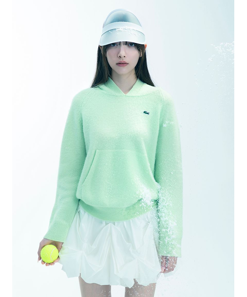 LACOSTE/ニットフーディー