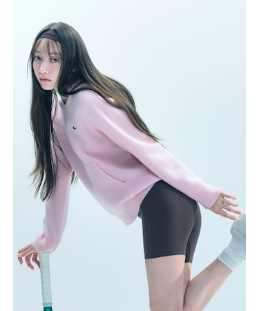 LACOSTE/ニットフーディー