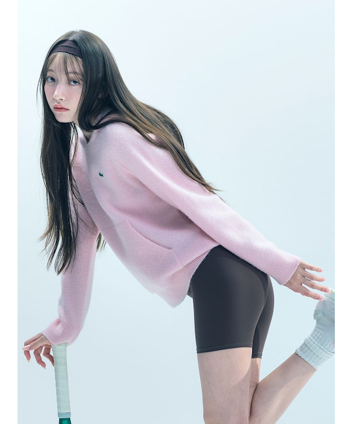 LACOSTE/ニットフーディー