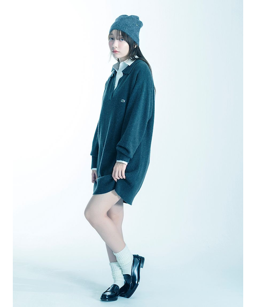 LACOSTE/スキッパーニットワンピース｜スナイデルの通販｜&mall