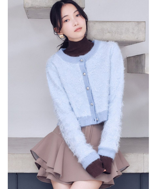 レイヤードフリルミニスカショーパン