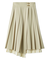 プリーツレイヤードミディスカート