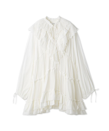 コットンレースBOHOチュニック