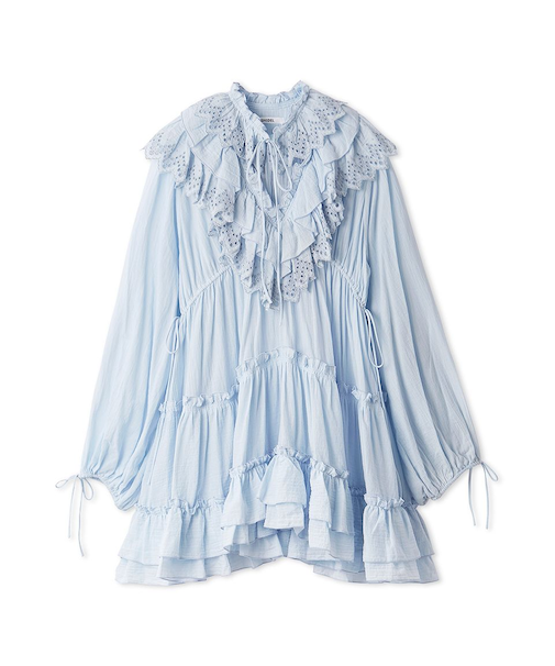 コットンレースBOHOチュニック