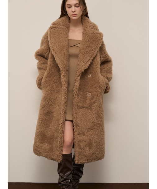 ボアロングコート