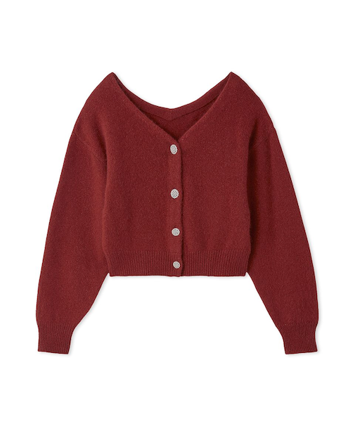 フォックスビジューカーディガン