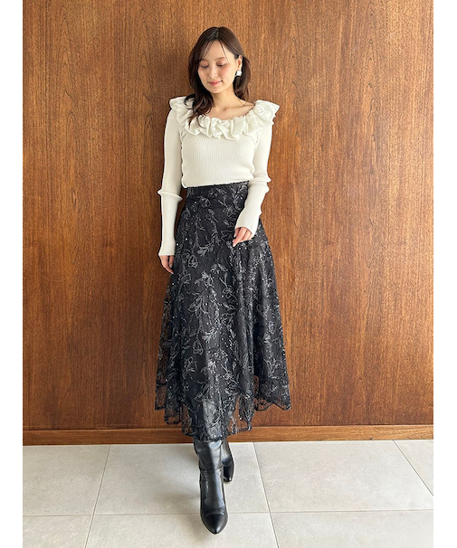 エンブロイダリースカート