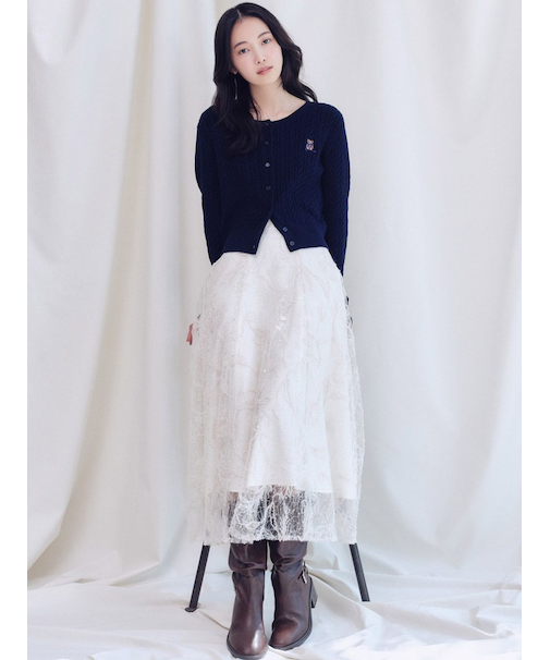 エンブロイダリースカート