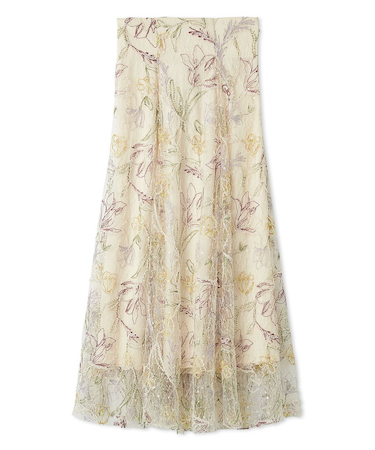 エンブロイダリースカート