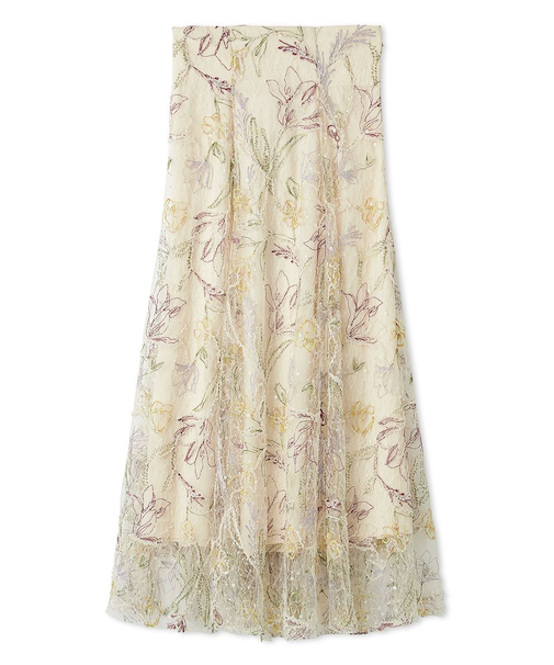 エンブロイダリースカート